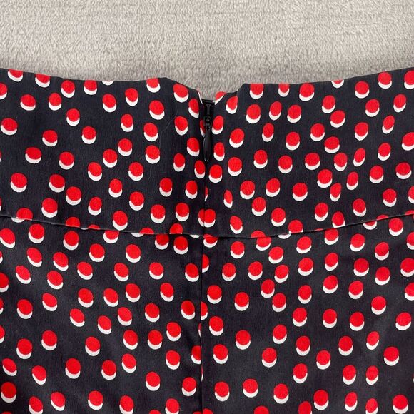 L'AGENCE Abrinne Pants Women 10 Black‎ Multi 100% Silk Hidden Back Zip Designer - Picture 9 of 16